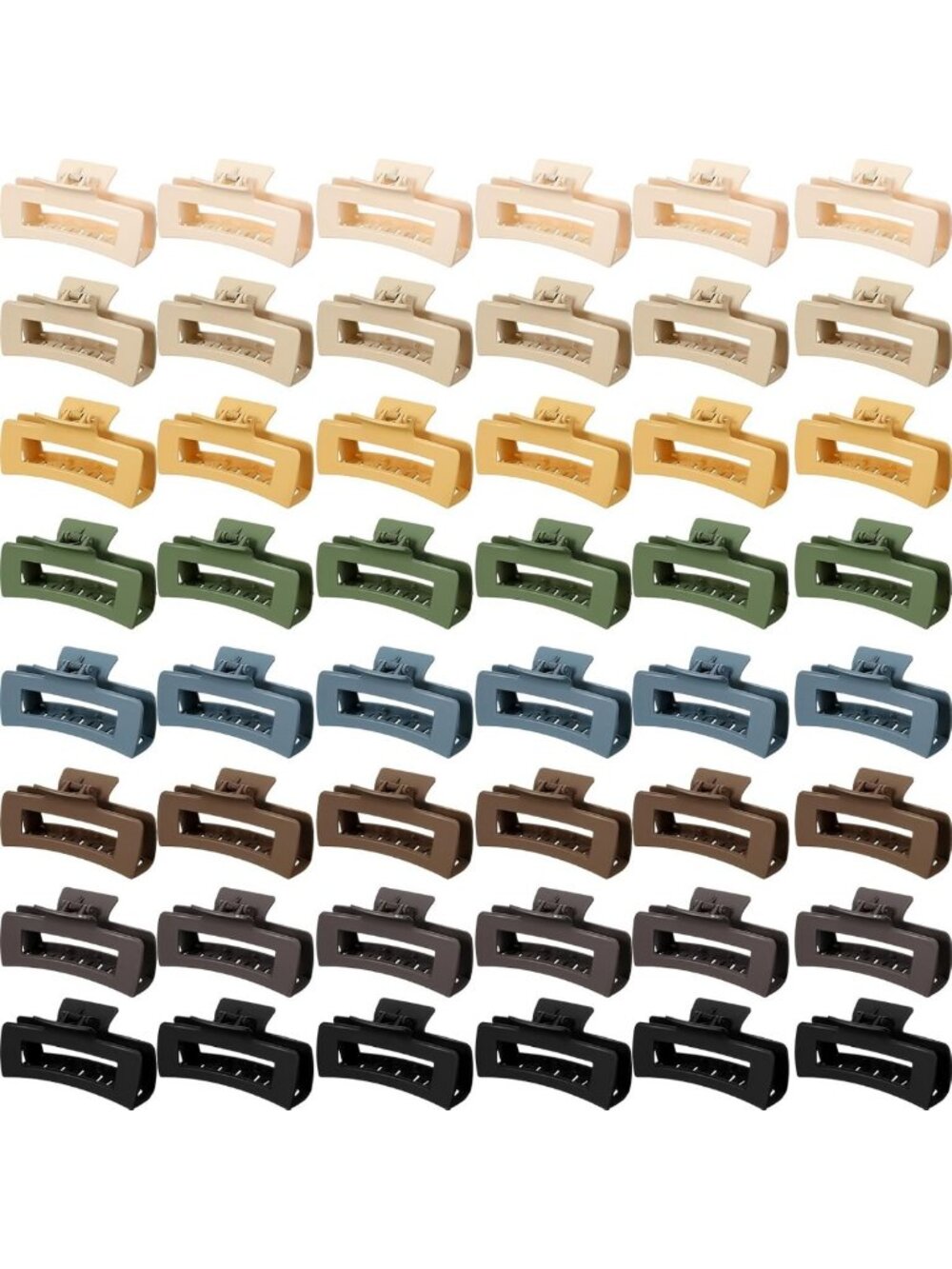 48 Pcs Large Claw Clips Set - Strong Hold Hair Accessories for Thick Long Hair